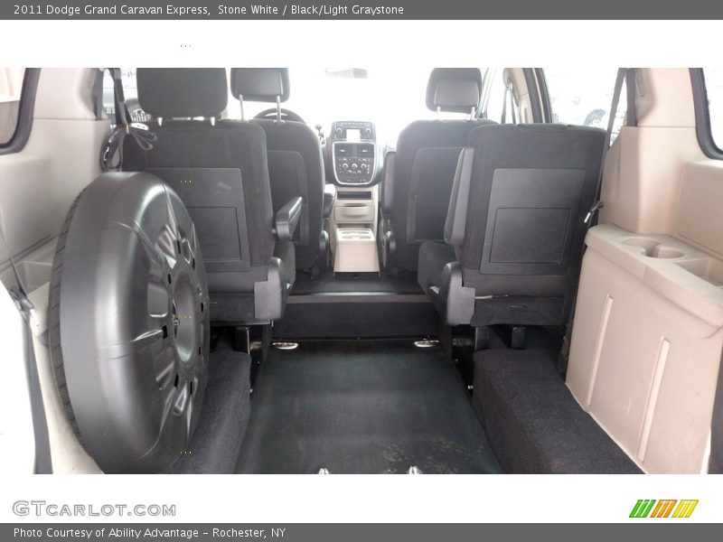 Stone White / Black/Light Graystone 2011 Dodge Grand Caravan Express