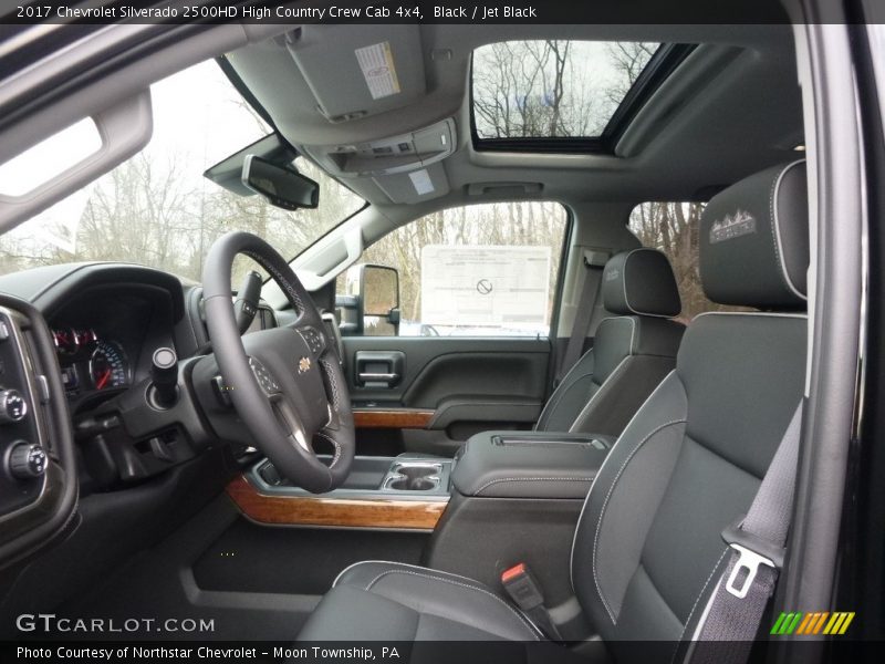 Front Seat of 2017 Silverado 2500HD High Country Crew Cab 4x4