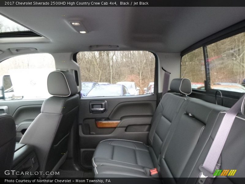 Rear Seat of 2017 Silverado 2500HD High Country Crew Cab 4x4