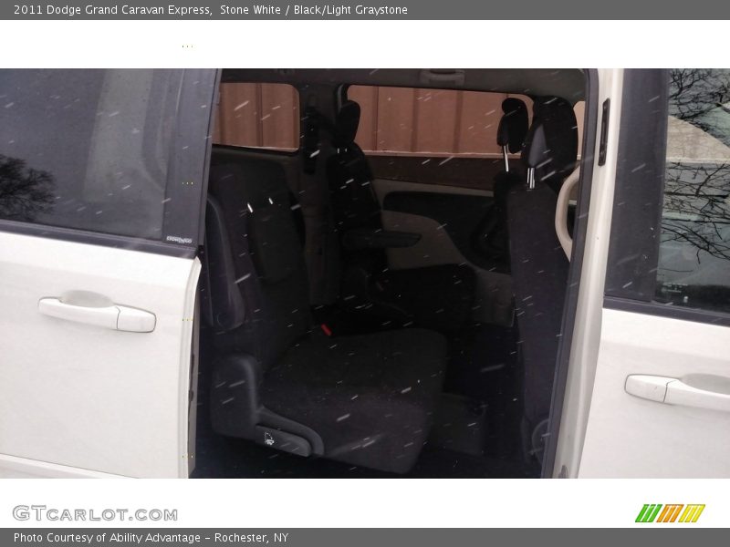 Stone White / Black/Light Graystone 2011 Dodge Grand Caravan Express