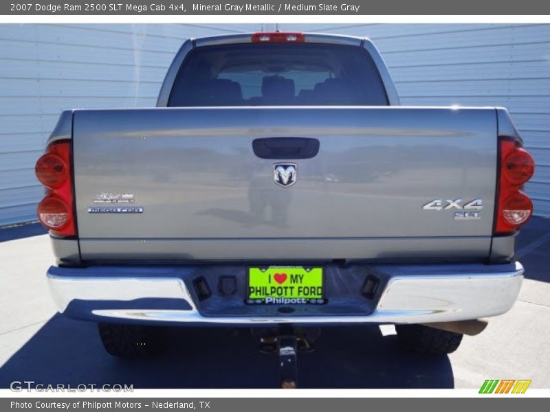 Mineral Gray Metallic / Medium Slate Gray 2007 Dodge Ram 2500 SLT Mega Cab 4x4