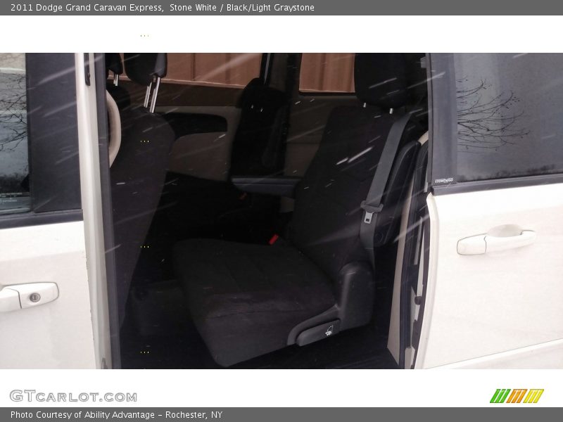Stone White / Black/Light Graystone 2011 Dodge Grand Caravan Express