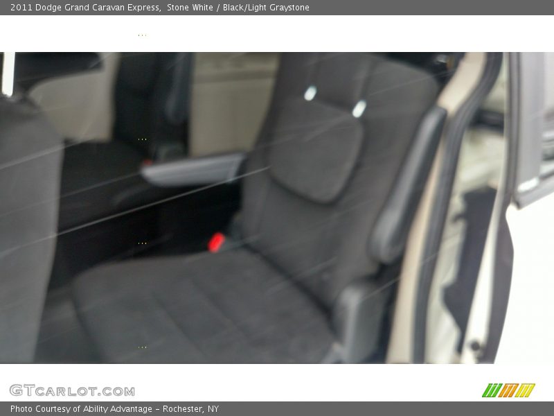 Stone White / Black/Light Graystone 2011 Dodge Grand Caravan Express