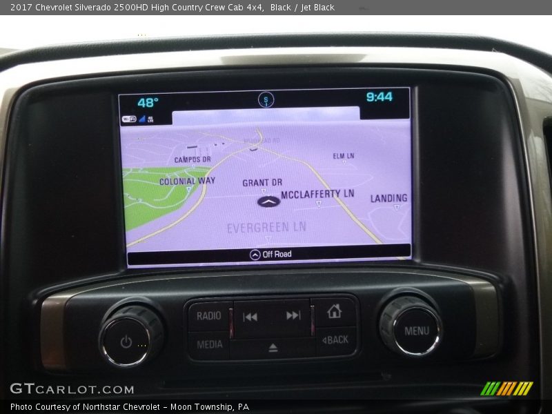 Navigation of 2017 Silverado 2500HD High Country Crew Cab 4x4