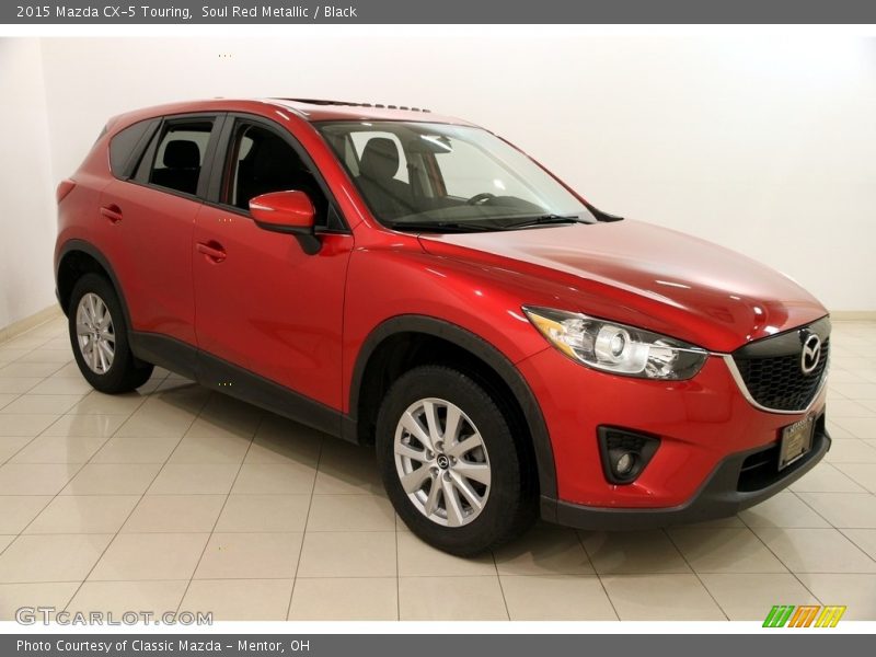 Soul Red Metallic / Black 2015 Mazda CX-5 Touring