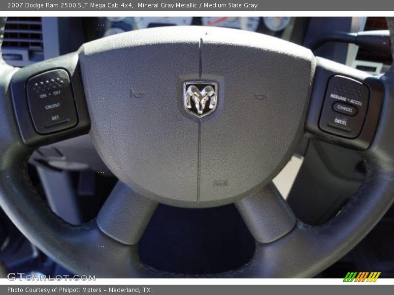 Mineral Gray Metallic / Medium Slate Gray 2007 Dodge Ram 2500 SLT Mega Cab 4x4