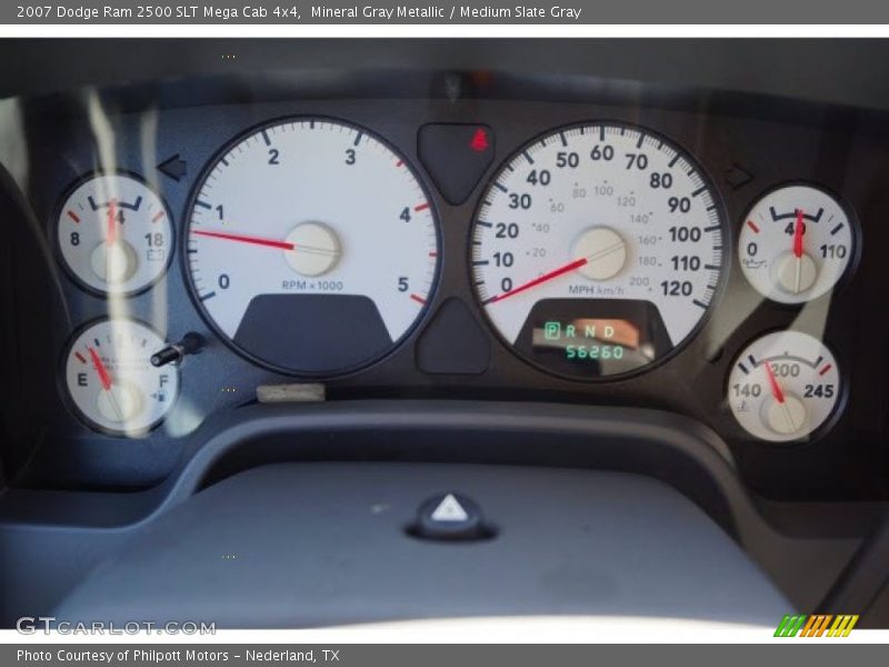 Mineral Gray Metallic / Medium Slate Gray 2007 Dodge Ram 2500 SLT Mega Cab 4x4
