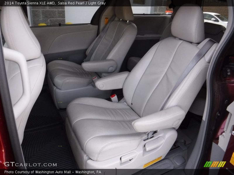 Salsa Red Pearl / Light Gray 2014 Toyota Sienna XLE AWD