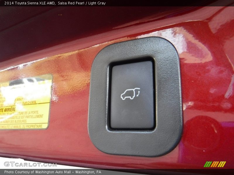 Salsa Red Pearl / Light Gray 2014 Toyota Sienna XLE AWD