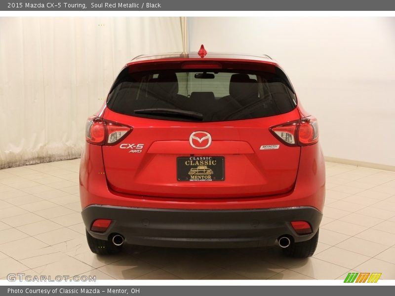 Soul Red Metallic / Black 2015 Mazda CX-5 Touring