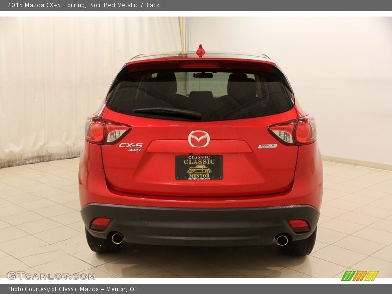 Soul Red Metallic / Black 2015 Mazda CX-5 Touring