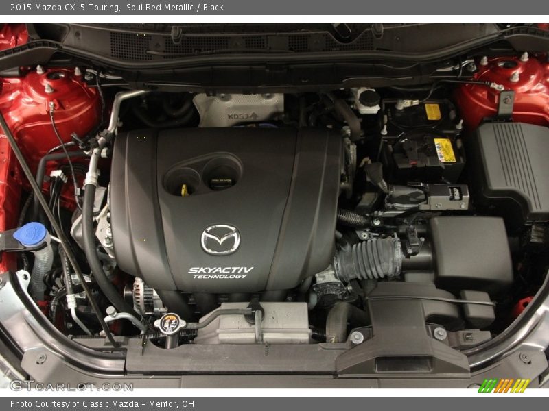 Soul Red Metallic / Black 2015 Mazda CX-5 Touring