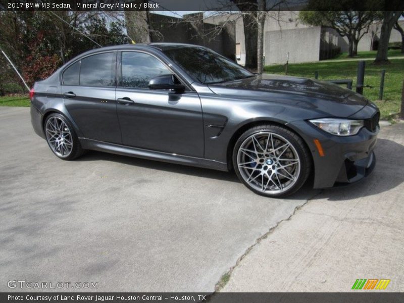 Mineral Grey Metallic / Black 2017 BMW M3 Sedan