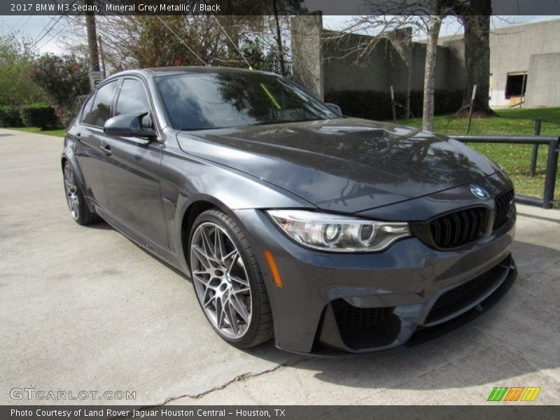 Mineral Grey Metallic / Black 2017 BMW M3 Sedan