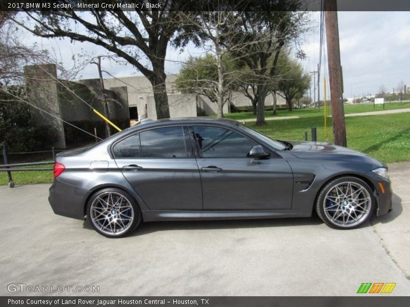 Mineral Grey Metallic / Black 2017 BMW M3 Sedan