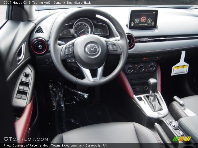 Dynamic Blue Mica / Black 2017 Mazda CX-3 Touring AWD