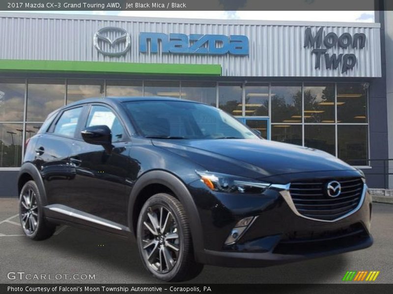 Jet Black Mica / Black 2017 Mazda CX-3 Grand Touring AWD