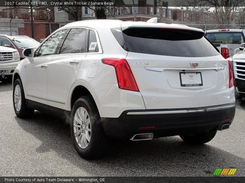 Crystal White Tricoat / Sahara Beige 2017 Cadillac XT5 FWD
