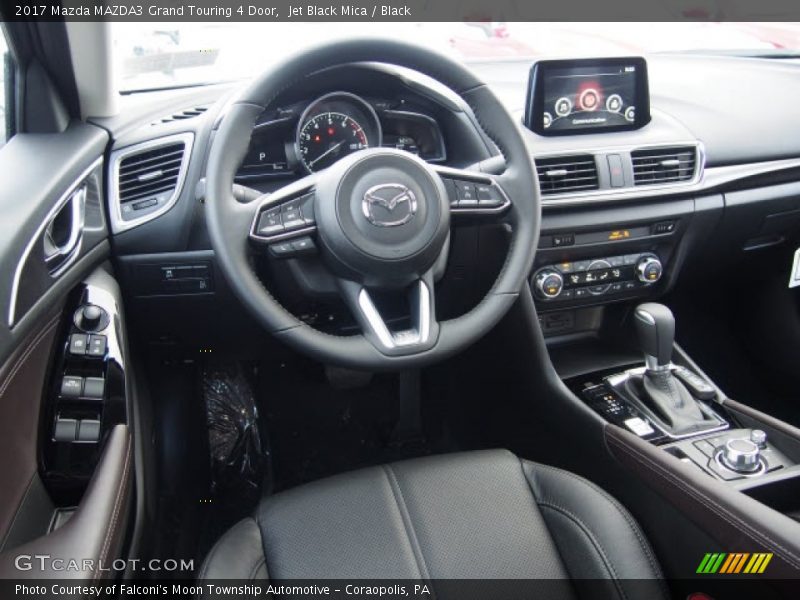 Jet Black Mica / Black 2017 Mazda MAZDA3 Grand Touring 4 Door