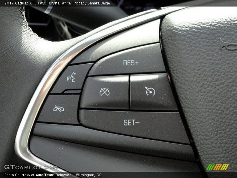 Crystal White Tricoat / Sahara Beige 2017 Cadillac XT5 FWD