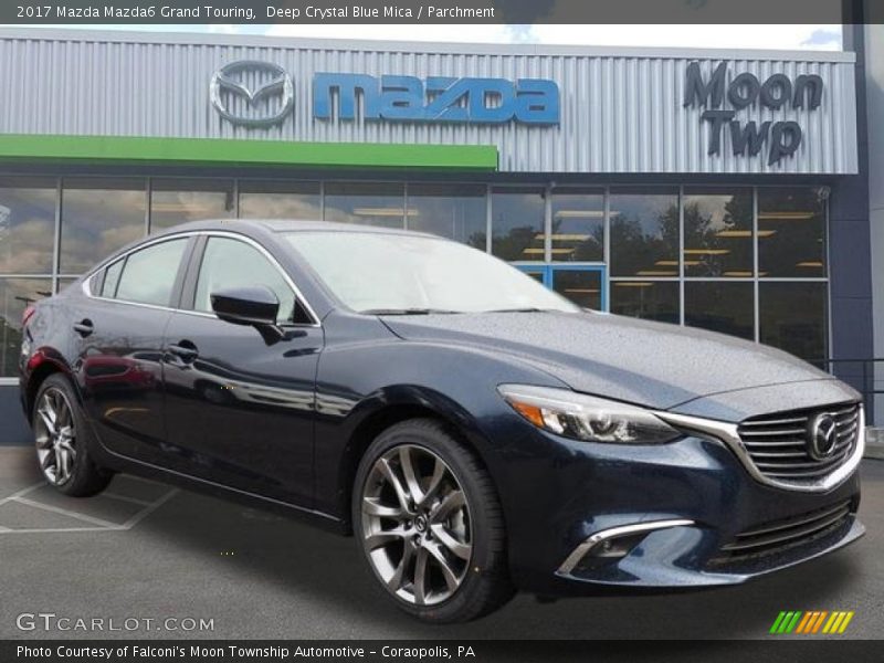 Deep Crystal Blue Mica / Parchment 2017 Mazda Mazda6 Grand Touring