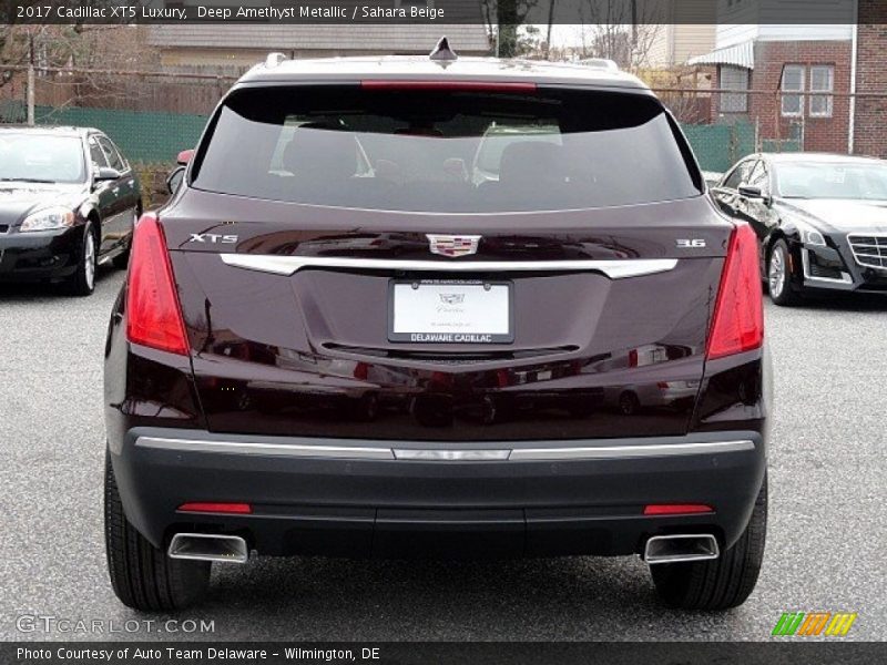 Deep Amethyst Metallic / Sahara Beige 2017 Cadillac XT5 Luxury