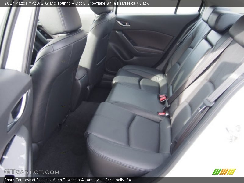 Snowflake White Pearl Mica / Black 2017 Mazda MAZDA3 Grand Touring 4 Door