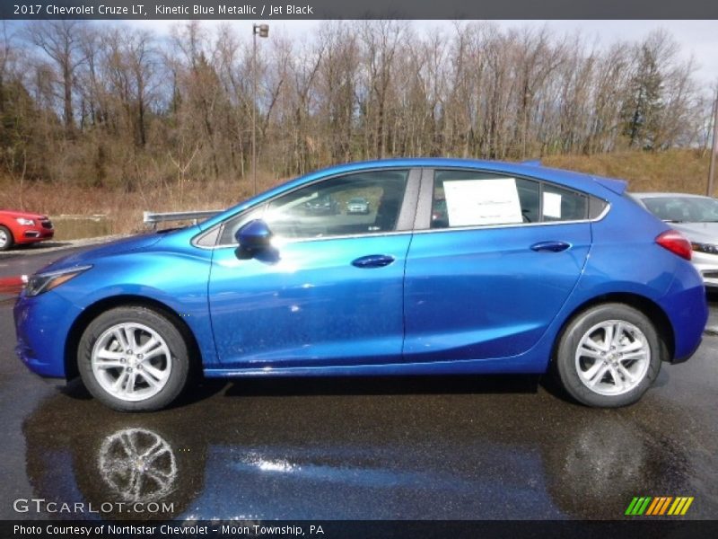 Kinetic Blue Metallic / Jet Black 2017 Chevrolet Cruze LT