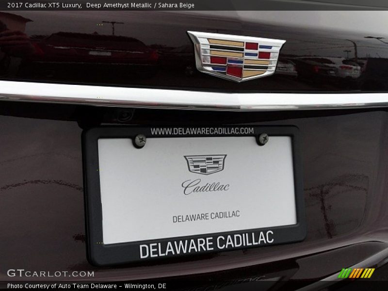 Deep Amethyst Metallic / Sahara Beige 2017 Cadillac XT5 Luxury