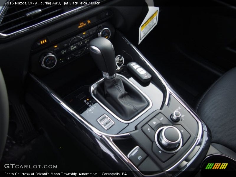 Jet Black Mica / Black 2016 Mazda CX-9 Touring AWD