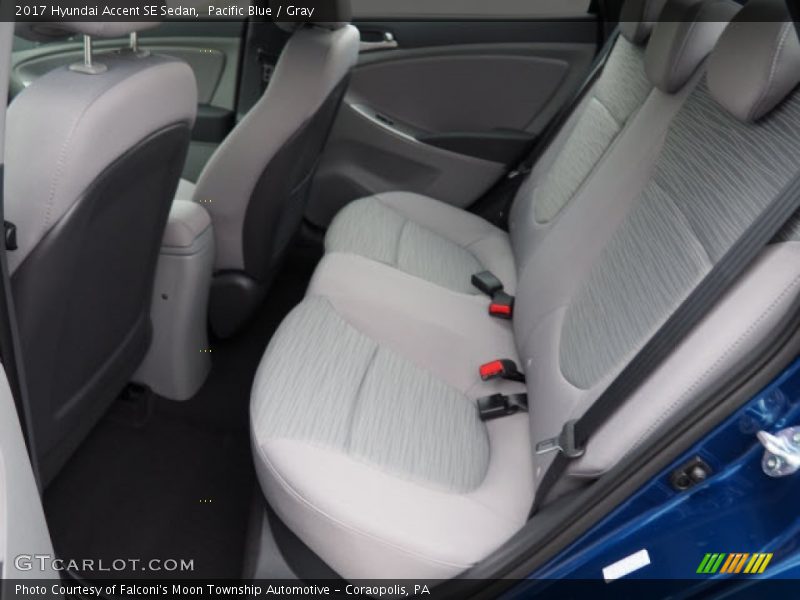 Pacific Blue / Gray 2017 Hyundai Accent SE Sedan