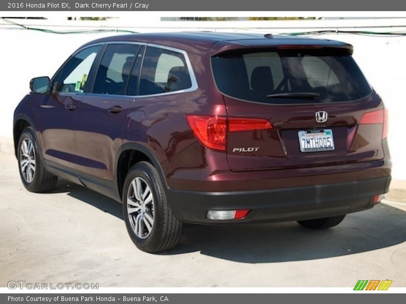 Dark Cherry Pearl / Gray 2016 Honda Pilot EX