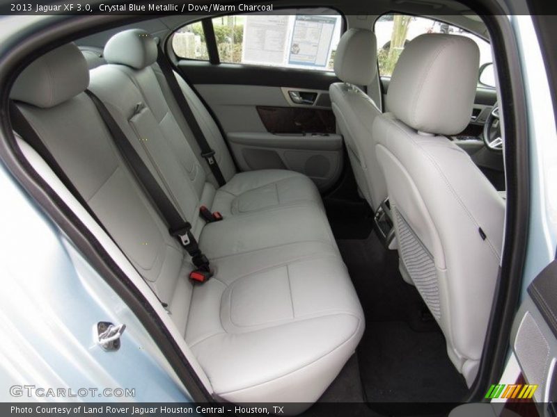 Crystal Blue Metallic / Dove/Warm Charcoal 2013 Jaguar XF 3.0