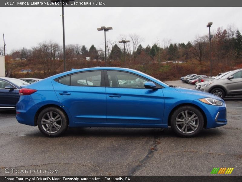 Electric Blue / Black 2017 Hyundai Elantra Value Edition