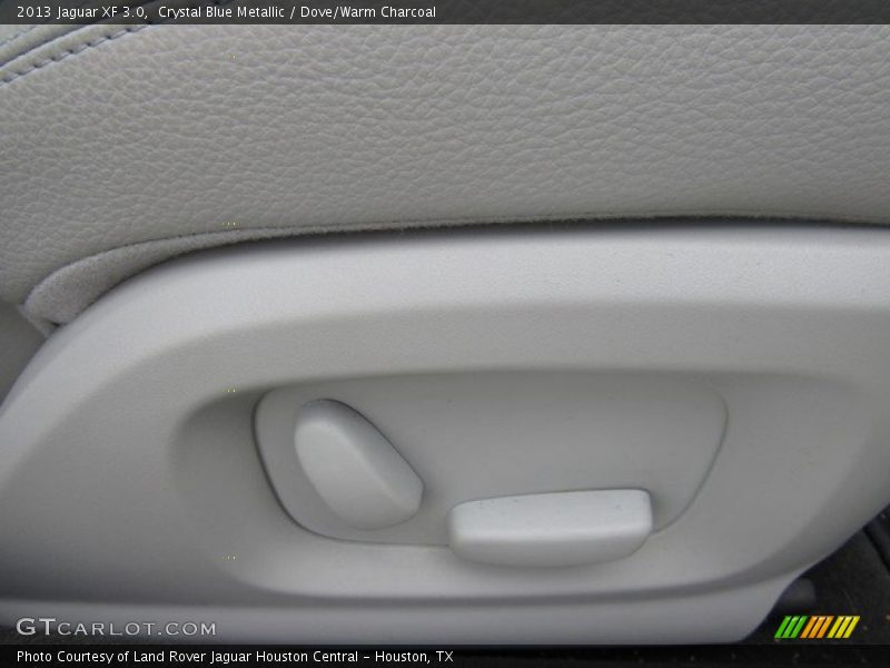 Crystal Blue Metallic / Dove/Warm Charcoal 2013 Jaguar XF 3.0
