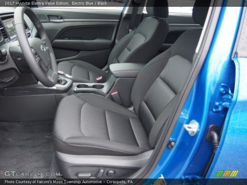 Electric Blue / Black 2017 Hyundai Elantra Value Edition