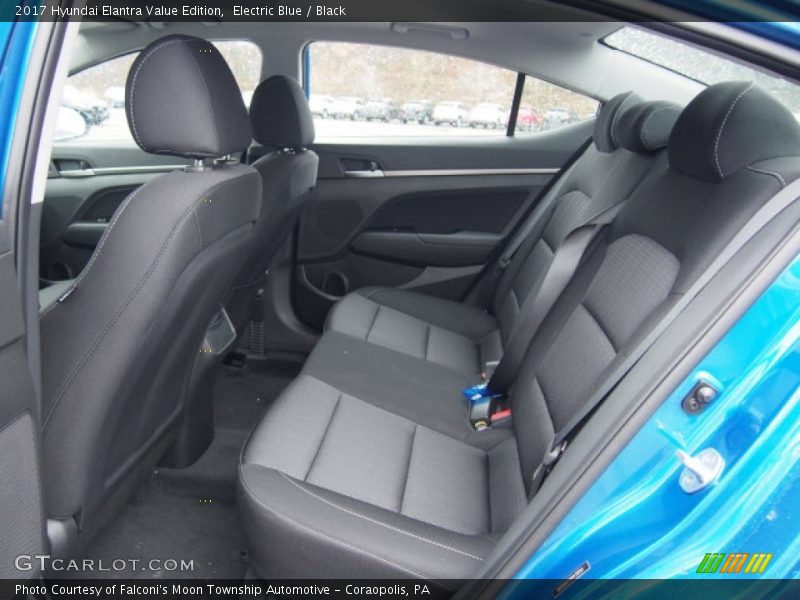 Electric Blue / Black 2017 Hyundai Elantra Value Edition