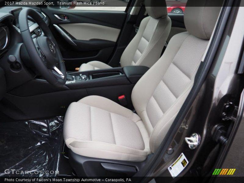 Front Seat of 2017 Mazda6 Sport