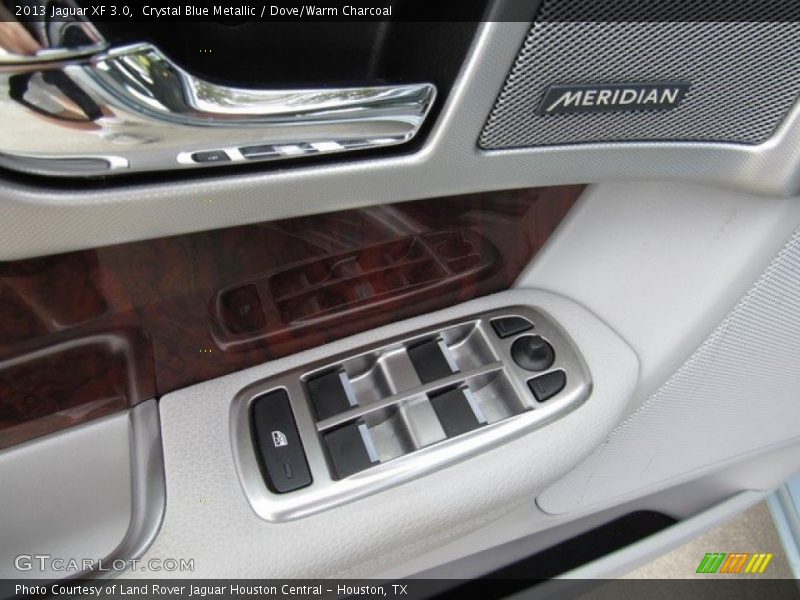 Crystal Blue Metallic / Dove/Warm Charcoal 2013 Jaguar XF 3.0