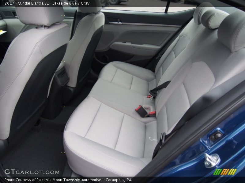 Lakeside Blue / Gray 2017 Hyundai Elantra SE