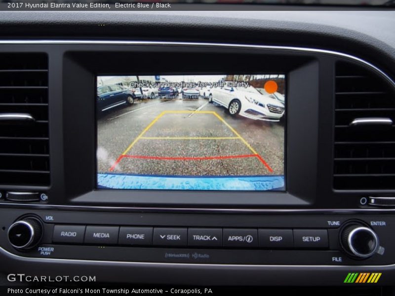 Electric Blue / Black 2017 Hyundai Elantra Value Edition