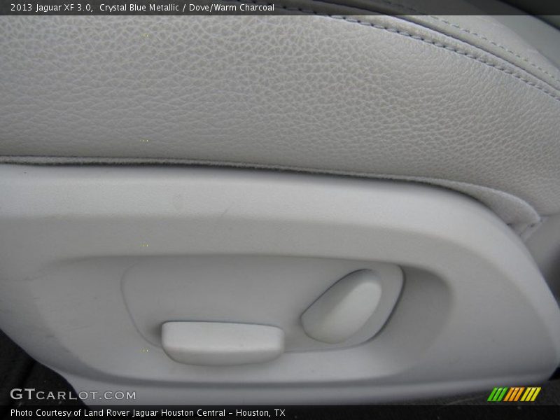 Crystal Blue Metallic / Dove/Warm Charcoal 2013 Jaguar XF 3.0