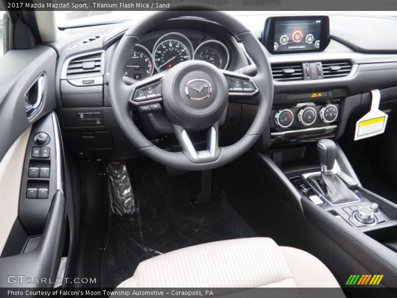 Dashboard of 2017 Mazda6 Sport