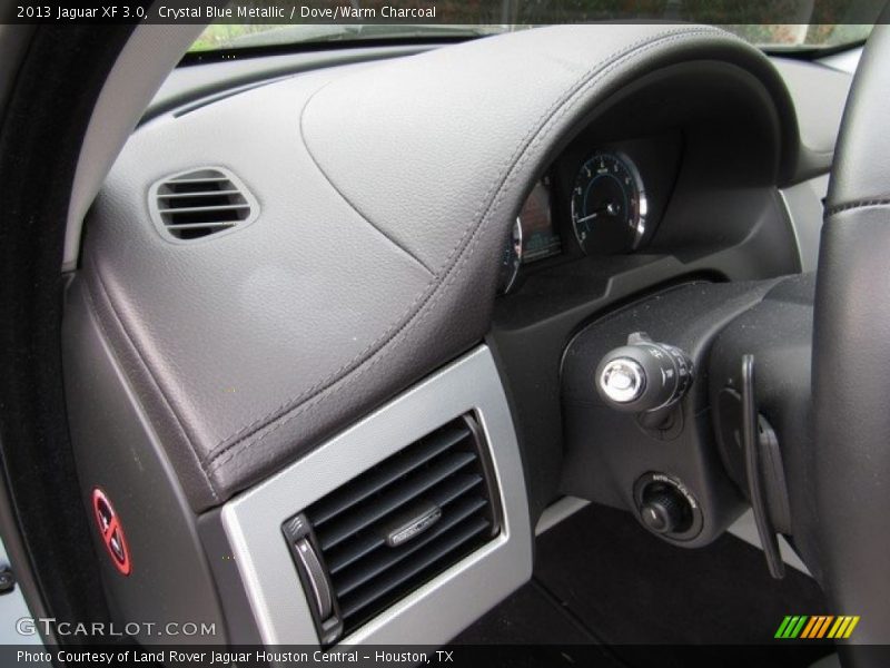 Crystal Blue Metallic / Dove/Warm Charcoal 2013 Jaguar XF 3.0