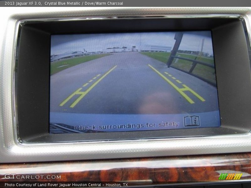 Crystal Blue Metallic / Dove/Warm Charcoal 2013 Jaguar XF 3.0