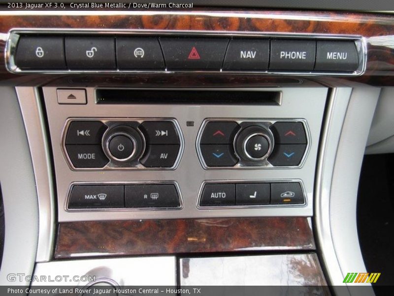 Crystal Blue Metallic / Dove/Warm Charcoal 2013 Jaguar XF 3.0