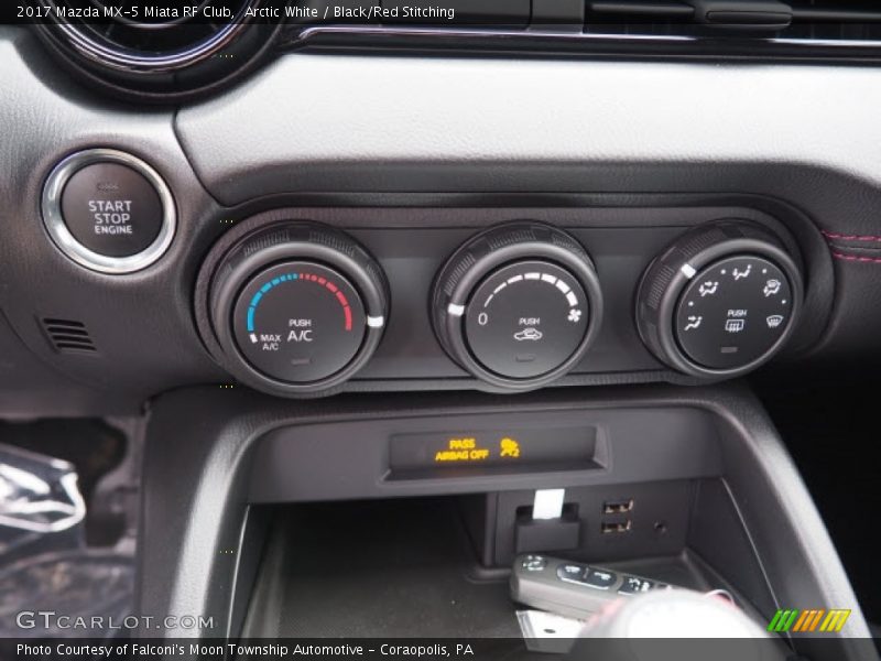 Controls of 2017 MX-5 Miata RF Club