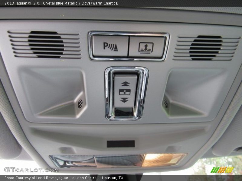 Crystal Blue Metallic / Dove/Warm Charcoal 2013 Jaguar XF 3.0