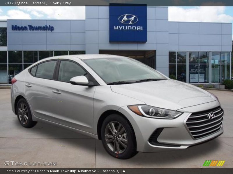 Silver / Gray 2017 Hyundai Elantra SE