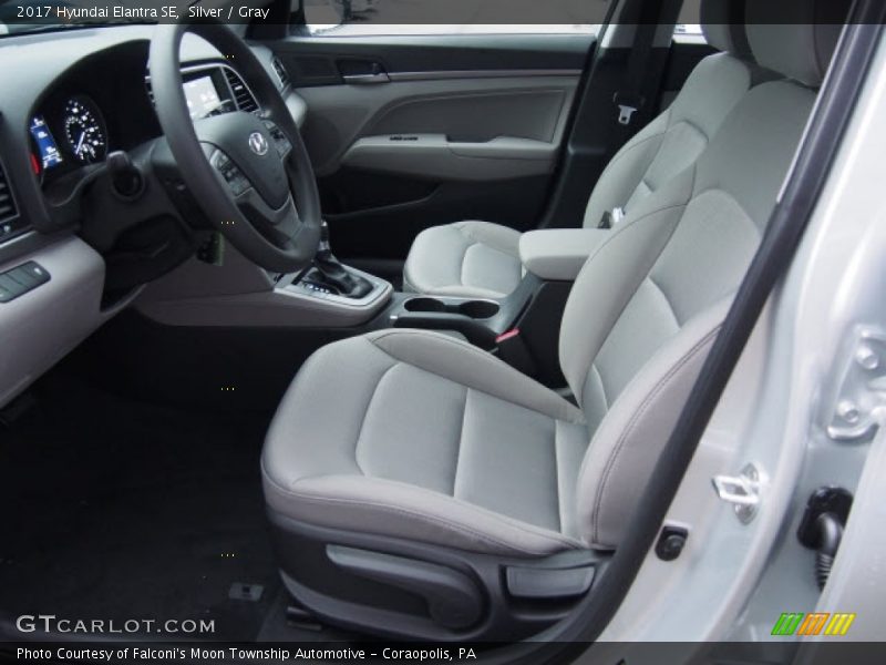 Silver / Gray 2017 Hyundai Elantra SE